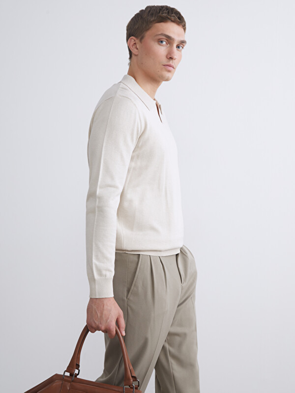 LCW Vision Polo Yaka Erkek Triko Kazak