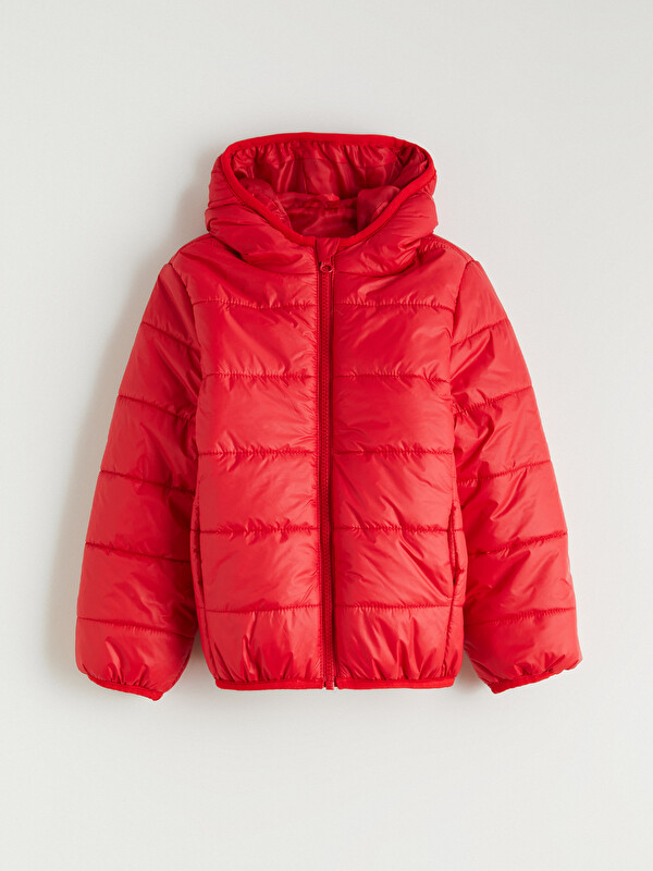 LCW Kids Kapüşonlu Kız Çocuk Şişme Mont