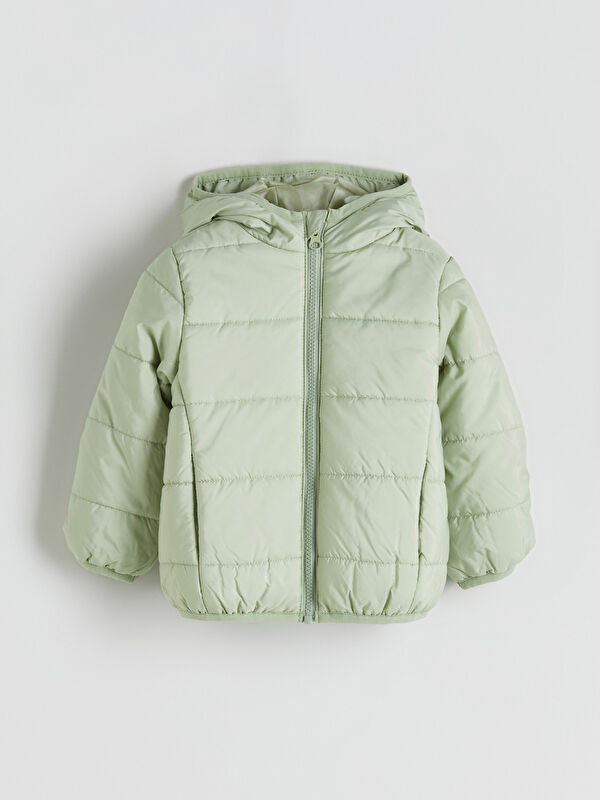 LCW Kids Kapüşonlu Kız Çocuk Şişme Mont