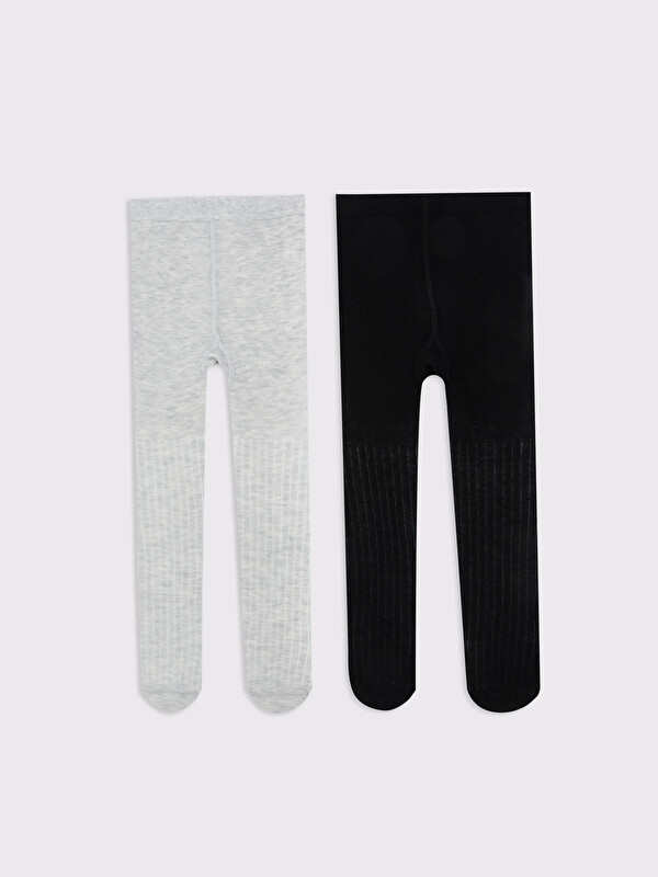 LCW baby Basic Erkek Bebek Külotlu Çorap 2'li