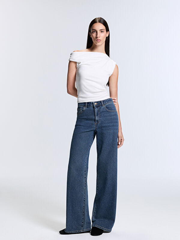 LCW Jeans Wideleg Kadın Jean Pantolon