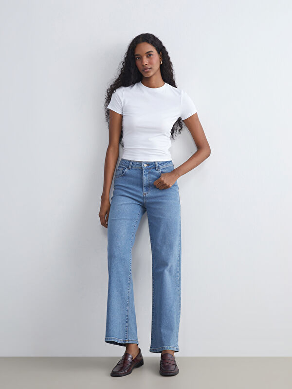 LCW Jeans Wideleg Kadın Jean Pantolon