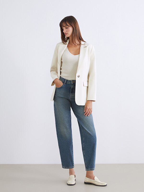 LCW Jeans Barrel Fit Kadın Jean Pantolon