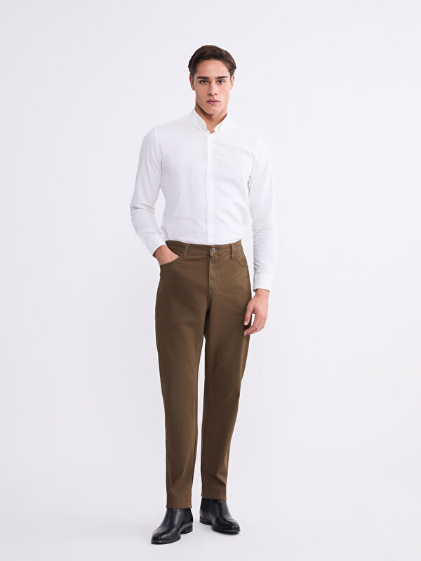 LCWAIKIKI Classic Pantalon Chino Gabardine Coupe Slim