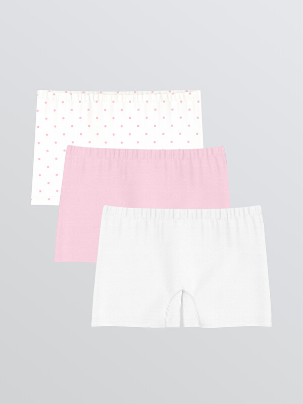 LCW Kids Polka Dot Girls' Boxer 3-Pack