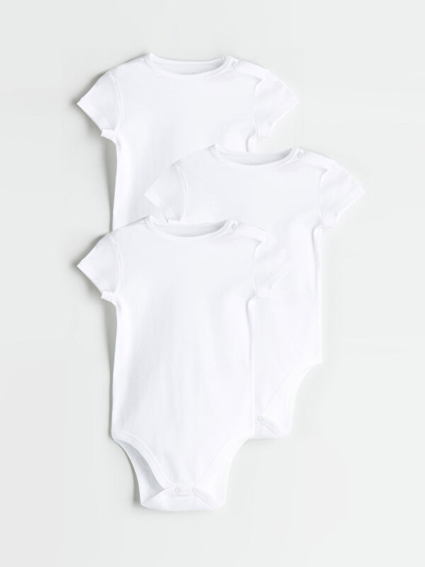 LCW baby Basic Erkek Bebek Çıtçıtlı Body 3'lü