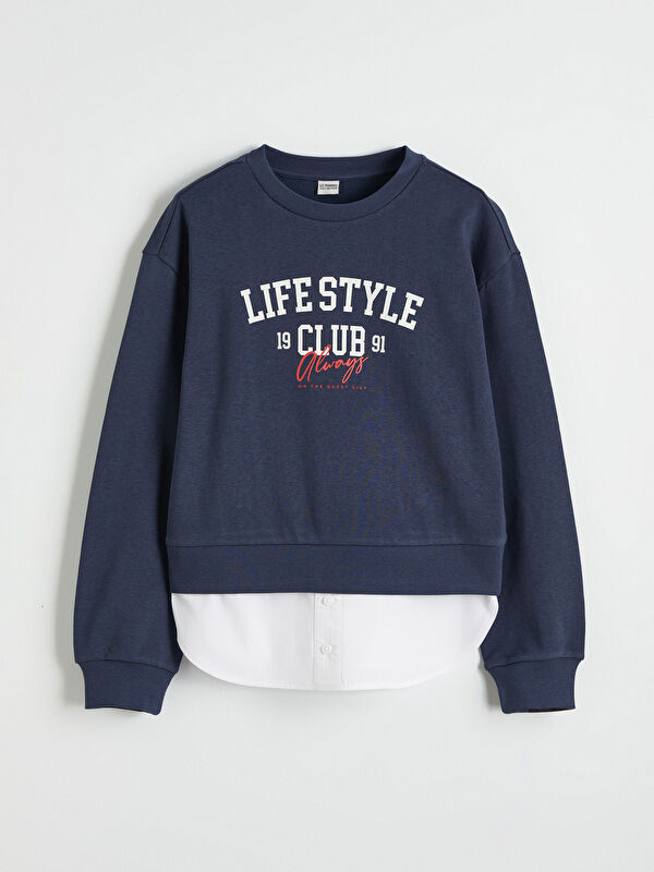 LCW Kids Қыздарға арналған қалың свитшот