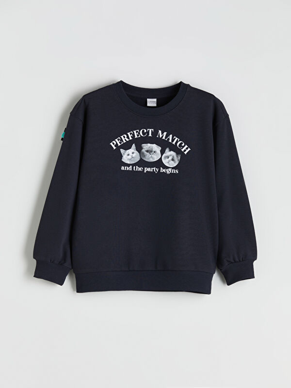 LCW Kids Sweat-shirt Col Rond pour Filles