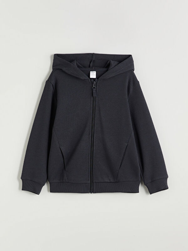 LCW Kids Hooded Boys' Zip-Up Sweatshirt