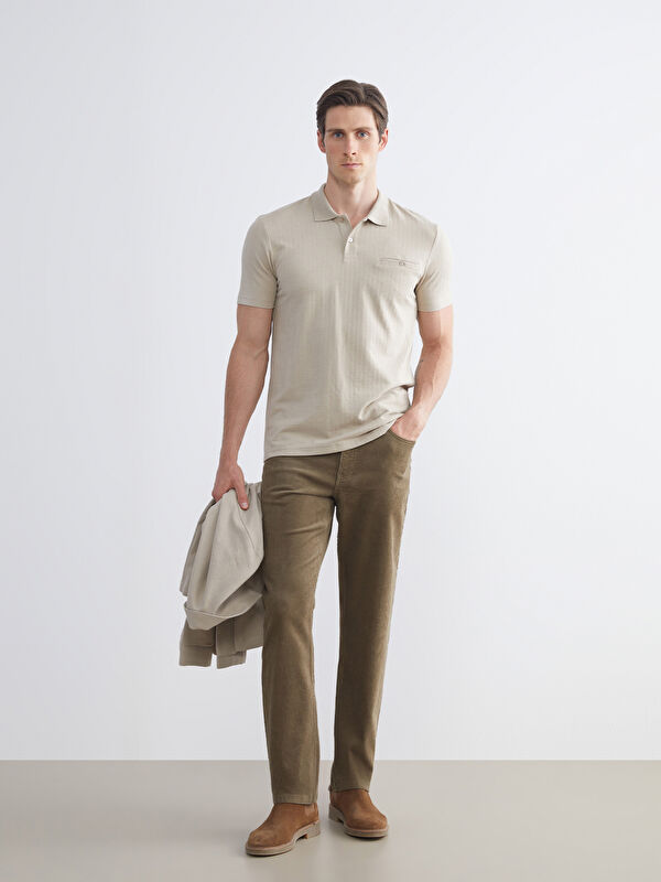 LCWAIKIKI Classic Standart Kalıp Kadife Erkek Chino Pantolon