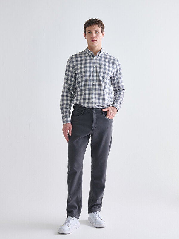LCWAIKIKI Classic Muške pantalone standardnog kroja od gabardena