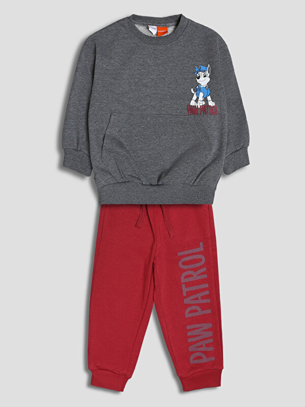 LCW Kids Paw Patrol Printed Boys Sweatshirt and Sweatpants 2 Pack