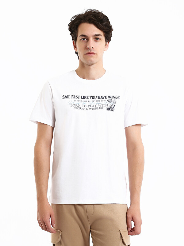 LCWAIKIKI Classic Crew Neck Printed Men's T-Shirt