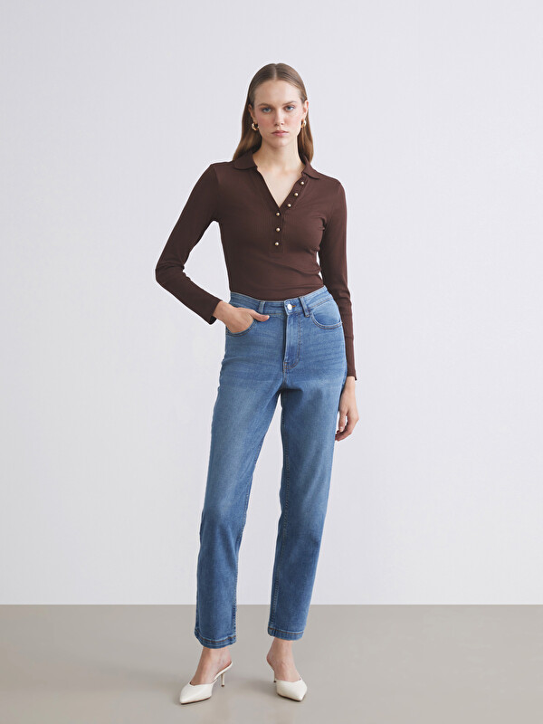 LCWAIKIKI Classic Джинсы Mom Fit для женщин