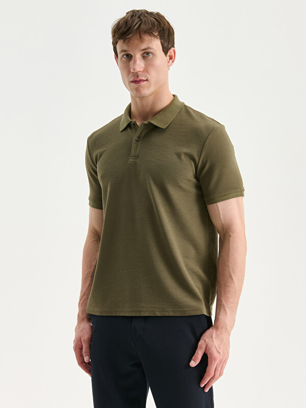 LCW Vision Men's Polo Neck T-Shirt