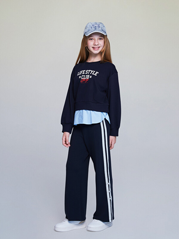 LCW Kids Beli Lastikli Kız Çocuk Eşofman Altı