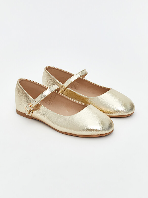 LCW STEPS Shiny Look Baby Girls' Ballet Flats