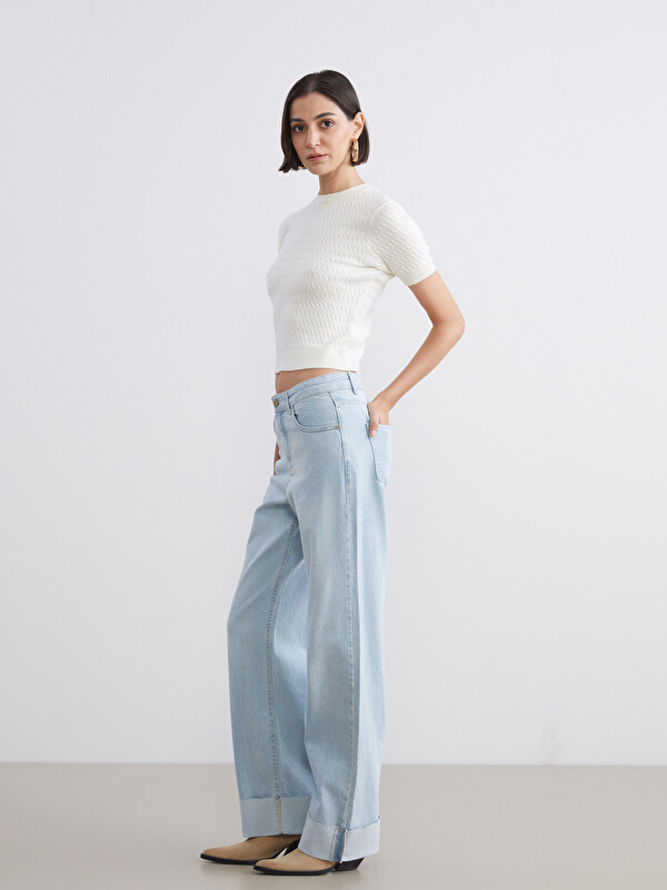 LCW Jeans Straight Fit Kadın Jean Pantolon