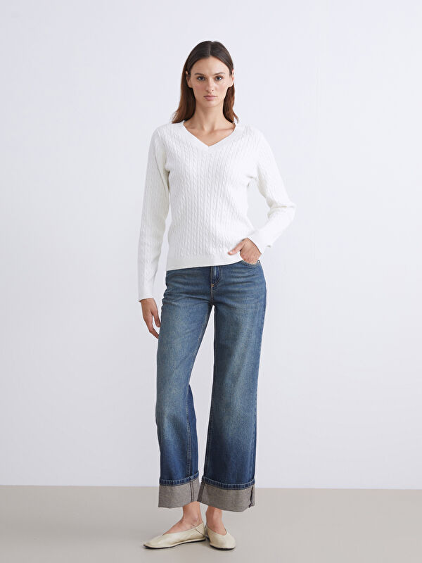 LCW Jeans Wideleg Kadın Jean Pantolon