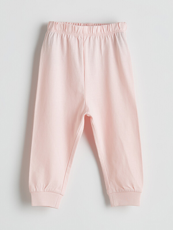LCW baby Beli Lastikli Kız Bebe Jogger Eşofman Altı
