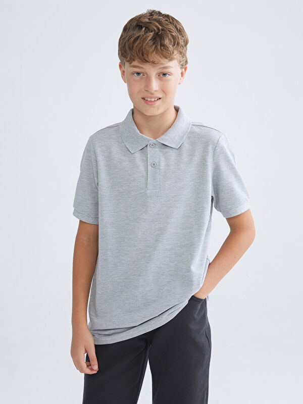 LCW Kids Polo Yaka Erkek Çocuk Tişört