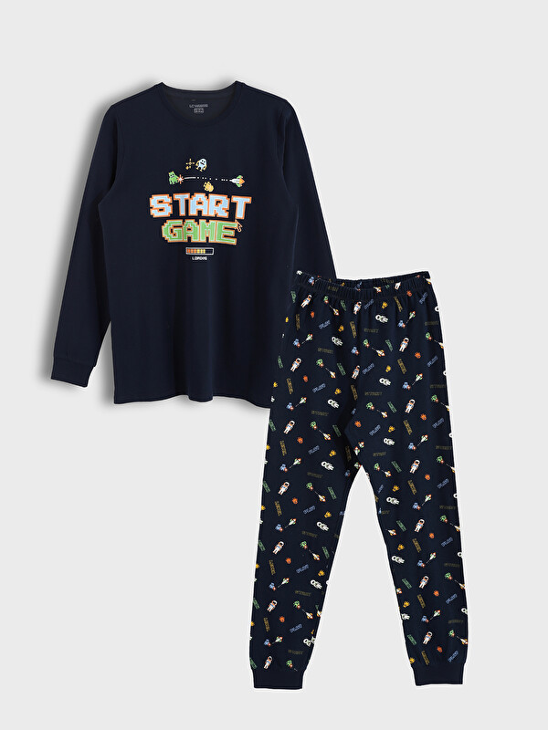 LCW DREAM Crew Neck Boys' Pyjama Set