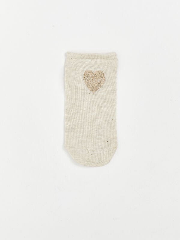 Desenli Kadın Sneaker Çorap 5'li - Görsel 3