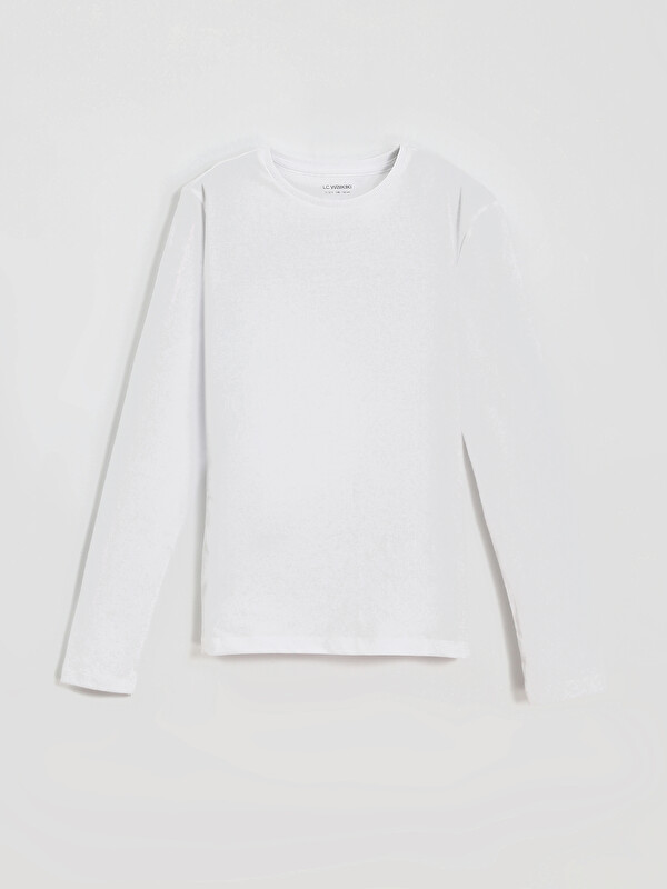 LCW Kids Crew Neck Plain Girls' T-Shirt