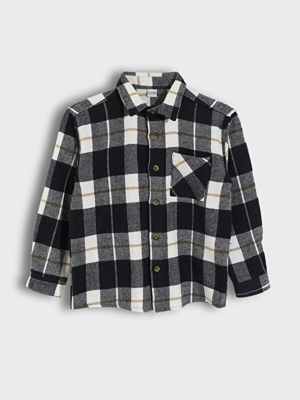 LCW Kids Long Sleeve Plaid Boys' Shirt