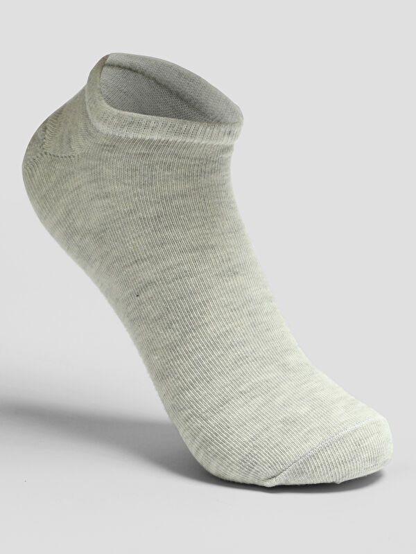 Kadın Düz Sneaker Çorap 5'li - Görsel 4