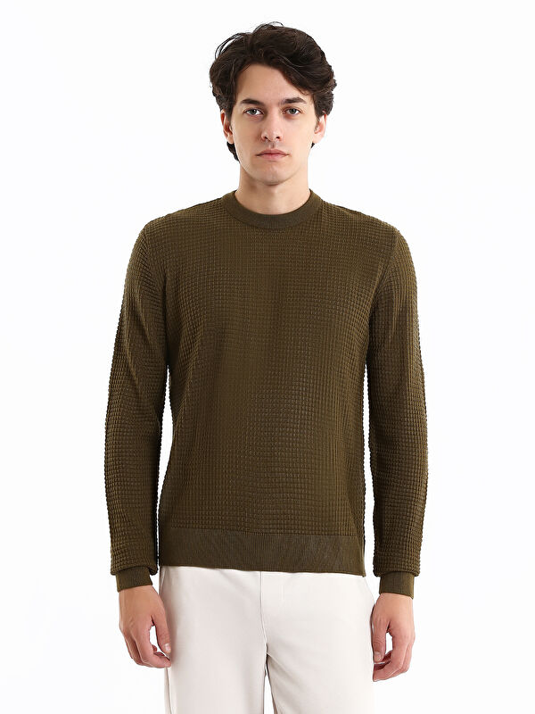 LCW Vision Crew Neck Men's Tricot Sweater
