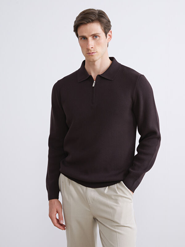 LCW Vision Polo Yaka Erkek Triko Kazak