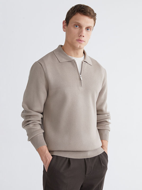 LCW Vision Polo Yaka Erkek Triko Kazak