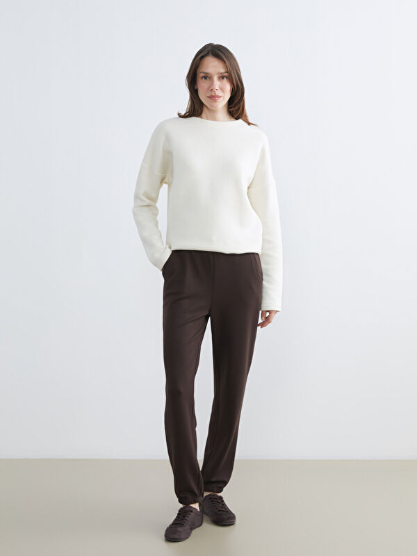 LCW EVERYDAY Elasticated Waist Women's Jogger Sweatpants