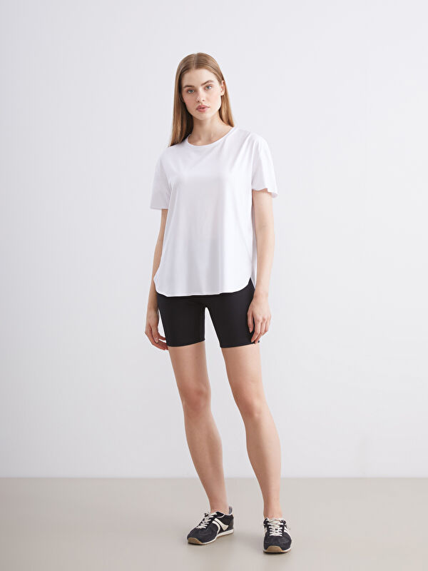 KOOR SPORT پانتۆڵی کورت بە کەمەر لاستیکی بۆ ژنان