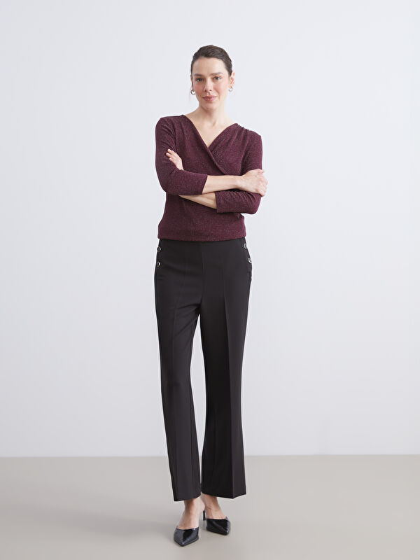 LCWAIKIKI Classic High Waist Wide Leg Women Trousers