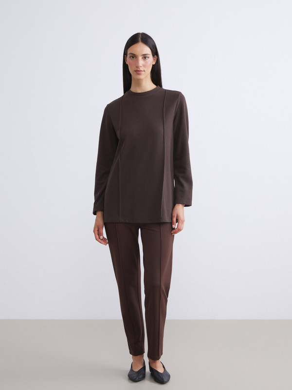 LCW Modest Slim Fit High Waisted Women's Trousers