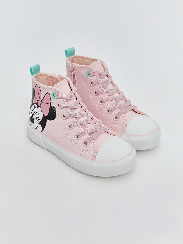 LCW STEPS Minnie Mouse Printed Baby Girls' Sneakers