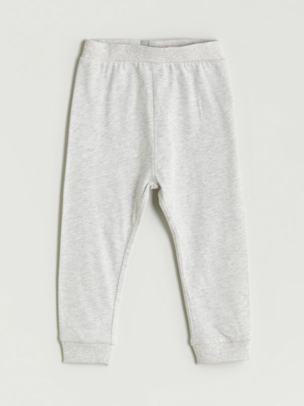 LCW baby Beli Lastikli Basic Erkek Bebek Jogger Eşofman Altı