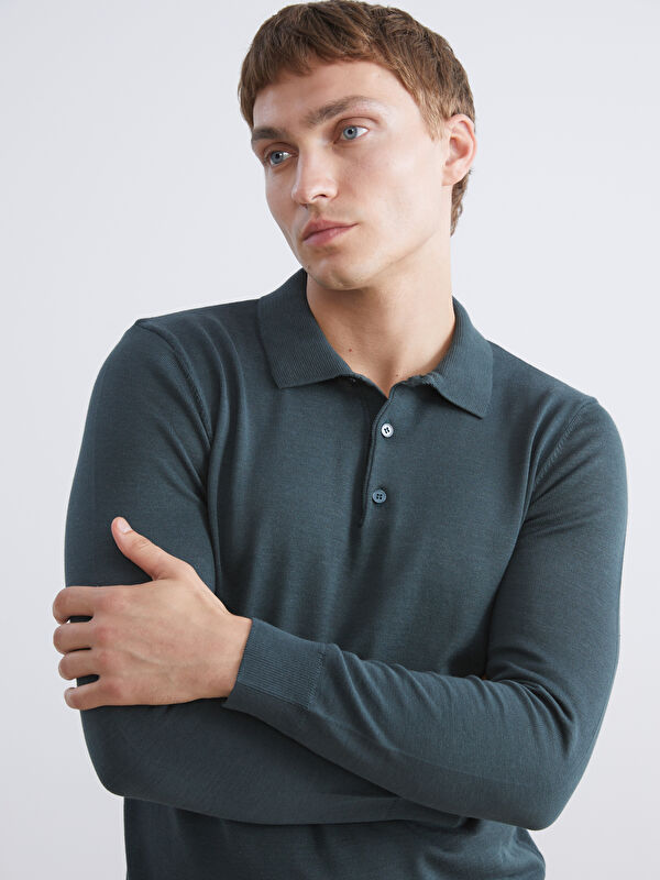SOUTHBLUE Polo Yaka Erkek Triko Kazak