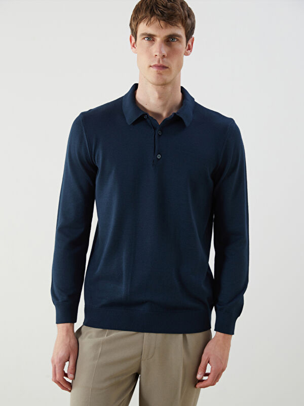 SOUTHBLUE Polo Yaka Erkek Triko Kazak