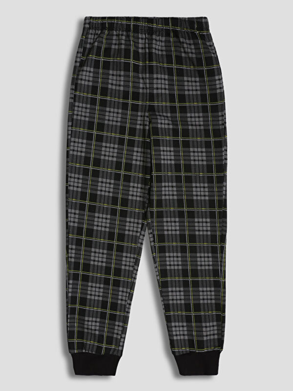 LCW Kids Beli Lastikli Ekose Erkek Çocuk Pijama Alt