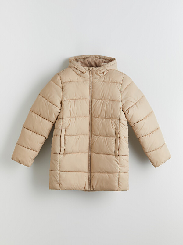 LCW Kids Kapüşonlu Erkek Çocuk Şişme Mont
