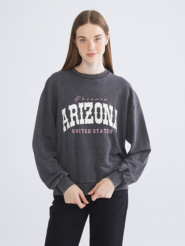 XSIDE Crew Neck Oversize Women's Thick Sweatshirt
