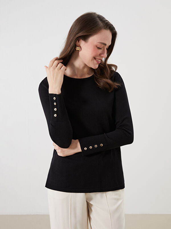 LCW Grace Bisiklet Yaka Kadın Triko Kazak