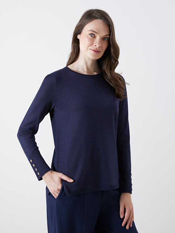 LCW Grace Crew Neck Women's Knitwear Sweater