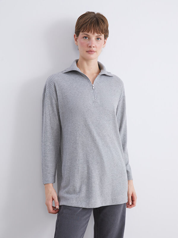 LCW Modest Trichterkragen Damen-Tunika