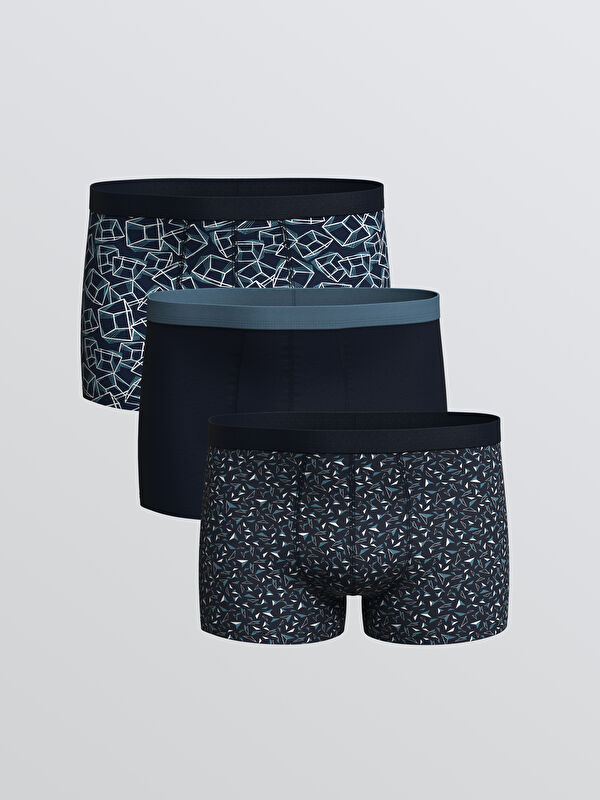LC WAIKIKI Standart Kalıp Pamuklu Esnek Erkek Boxer 3'lü