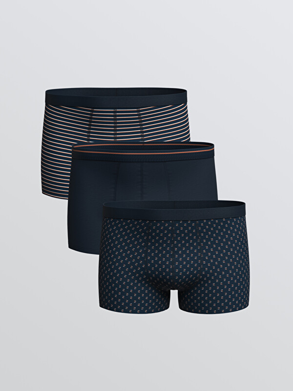 LC WAIKIKI Standart Kalıp Pamuklu Esnek Erkek Boxer 3'lü