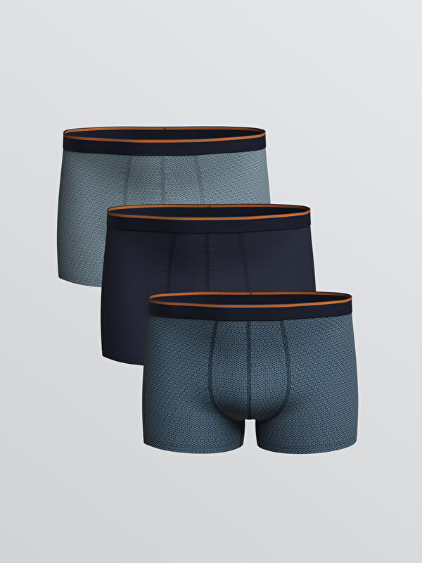 LC WAIKIKI Standart Kalıp Pamuklu Esnek Erkek Boxer 3'lü